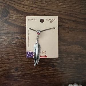 Feather necklace